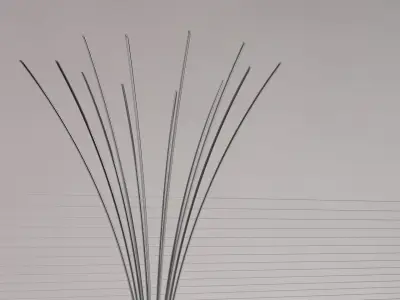 FLOOR LAMP---Multi branch-12 3D model