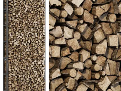 Firewood decor n7 3D model