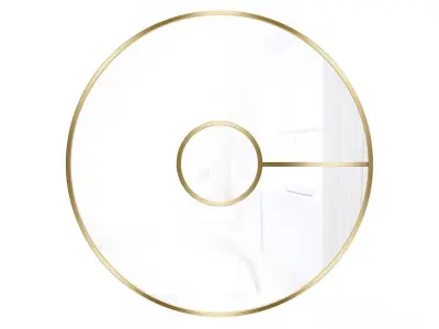 Mirror in a metal frame GZ-M1032 3D model