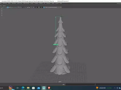 Gisela Graham LED Gingerbread Christmas Tree 3d Printing ready 3D print model
