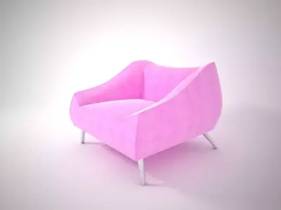 05 CARMEL CHAIR 3D model