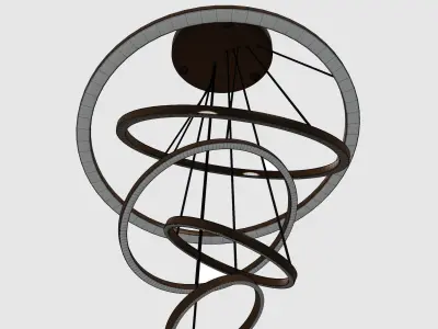 Chandelier 02 3D model purchase