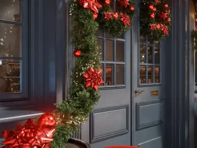 Christmas Entrance 3D model