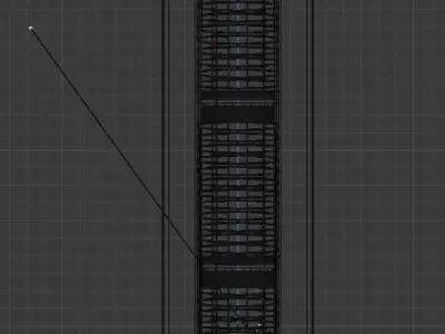 Skyscraper tallest building in world Low-poly 3D model