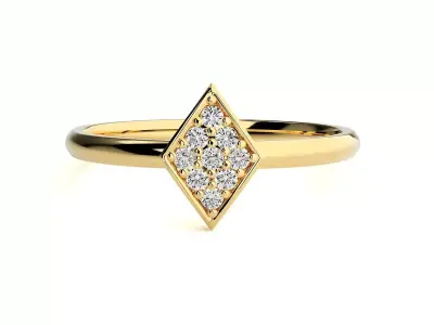 Women ring 3D print model 132