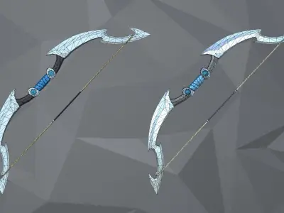 Low Poly Arsenal - Silver Low-poly 3D model