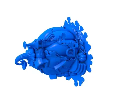 pumpkin home - pumpkin - home - Whimsical Pumpkin  3D print model