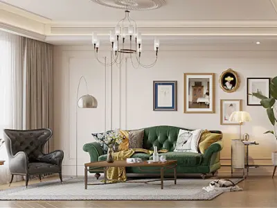 living room 3D model