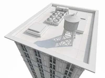 New York Building Low-poly 3D model purchase