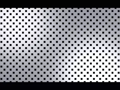 Perforated panel with 18 percent opening 25O129 3D model