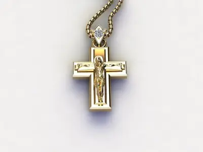 Jesus Pendant New Cad Design 3D model