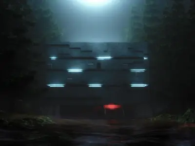 The Base - forest command center 3D model