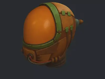 Sci Fi Helmet Futuristic 3D Printable Armor Cosplay STL Model 3D print model