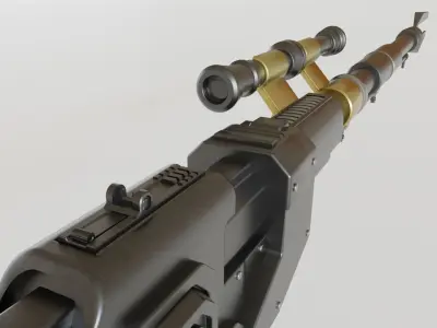 Star Wars The Mandalorian - Amban Phase-Pulse Blaster 3D model