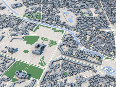 Bucuresti Romania 3D model
