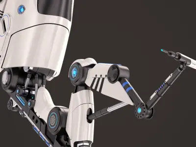 Robotic Arm Stylized 3D model