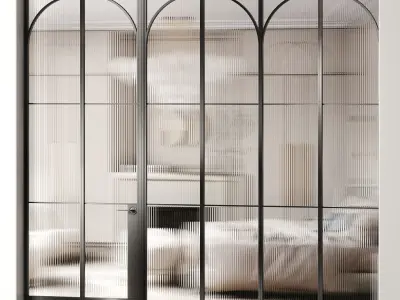Art deco doors 8 3D model
