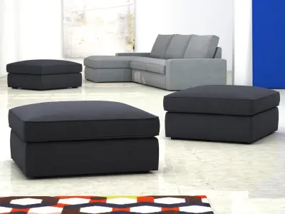 Kivik Footstool 3D model