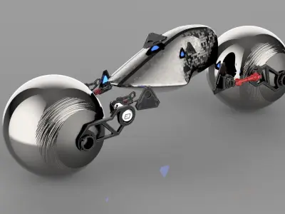 sci-fi bike 3D model