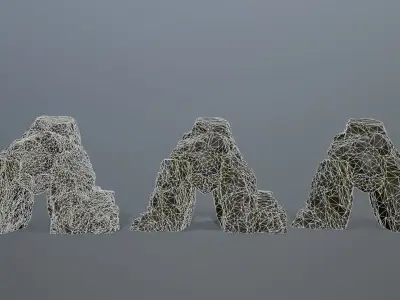 Skull Cave Low-poly 3D model