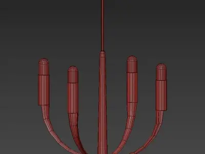 Verso Small Chandelier 3D model