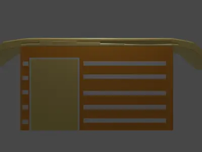 Hut House - Minimal  LowPoly Free Free low-poly 3D model