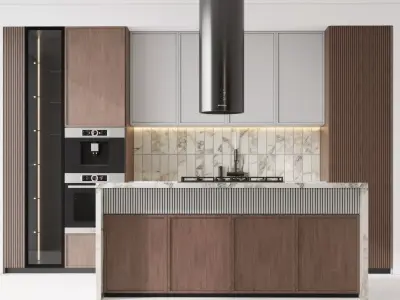 Kitchen 087 3D model