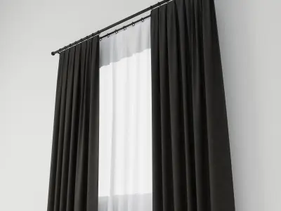 Curtains 04 collection 1 3D model