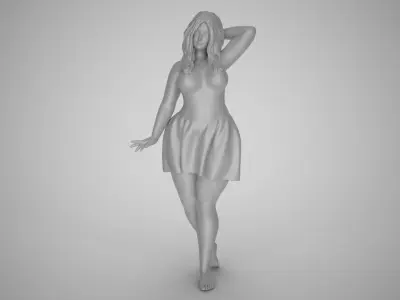 Pretty Girl Next Door 3D print model