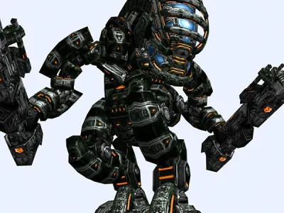 3DRT - Mech Robots Megapack  Low-poly 3D model
