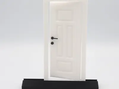 Functional Door style 3  3D print model