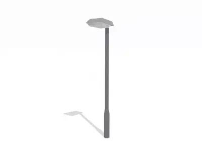 Street lamp Free low-poly 3D model