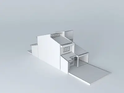 Terrace House 3D model purchase