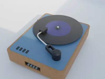 Record Player 3D model