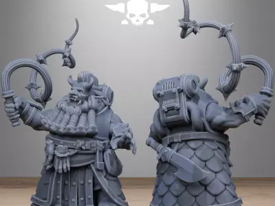 Corrupted Guard Dwarves 3D print model