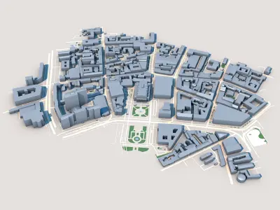 Bolshoi Theatre Moscow Russia 3D model