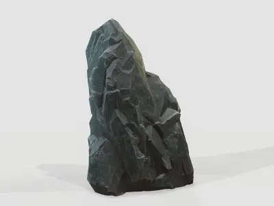 Black Rock 2 Low-poly 3D model