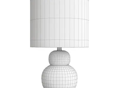Ciaran Modern Ceramic Table Lamp Low-poly 3D model
