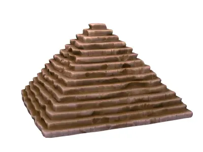 Cartoon Pyramid 3D model