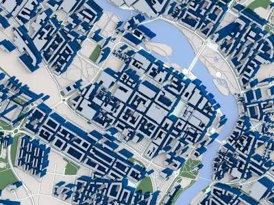 Eskilstuna City Sweden 3D model