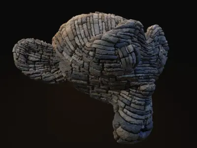 Aspen Hill Country Ledgestone 8K Textures Texture