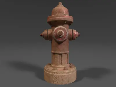 Street Hydrant 3D model
