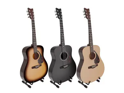 Guitar Yamaha F310 BLENDER 3D Model Cycles 3D model