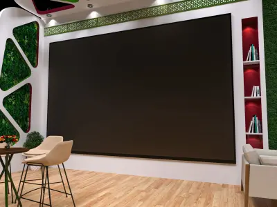 Exhibition stands 3D model 3D model