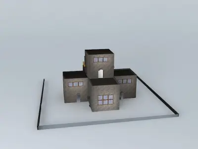 NesLen Cottages 3D model