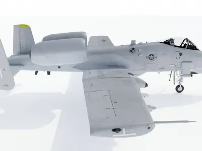  A-10C Thunderbolt II Warthog High Detail with Cockpit 