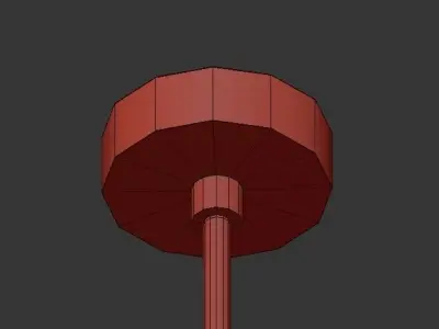 Stephe Glass Pendant 3D model