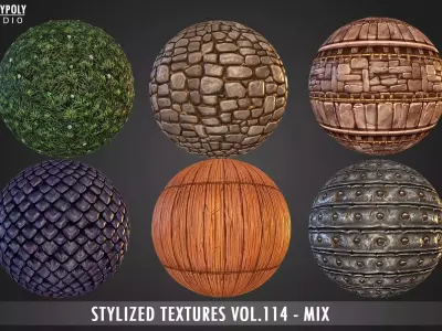 Mix Vol 114 - Stylized Textures Texture