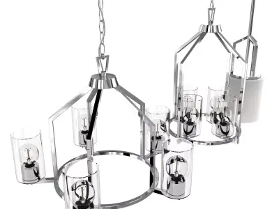 Progress Lighting Goodwin Chandelier 3D model