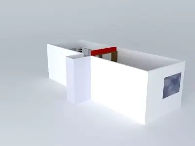 patriciaorkut house with door Free 3D model